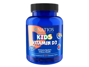 NATIOS Kids Vitamin D3, 400 IU 120 tablet