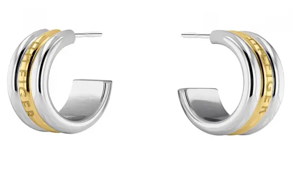 Tommy Hilfiger Fashion bicolor kruhové náušnice 2780542