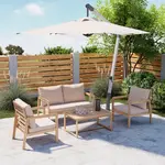 Ambia Garden ZAHRADNÍ SADA 4dílné, dřevo, textil