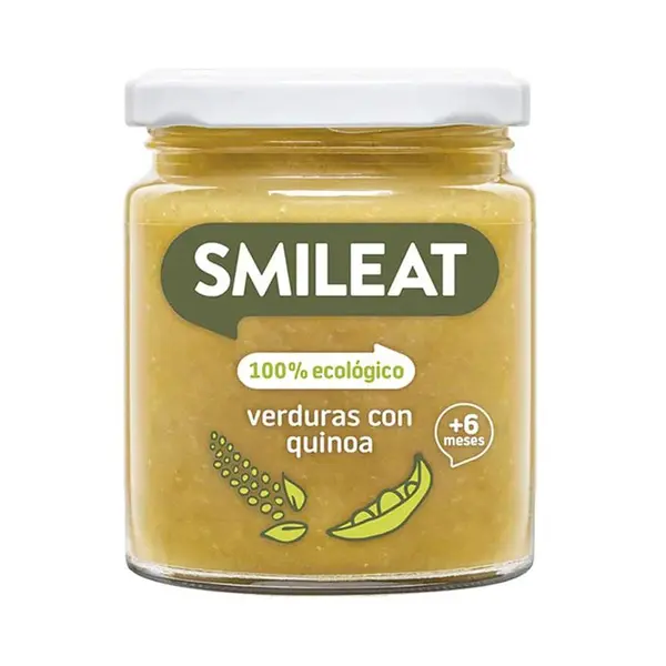 Smileat BIO příkrm quinoa se zeleninou s extra panenským olivovým olejem 6M+ 230 g