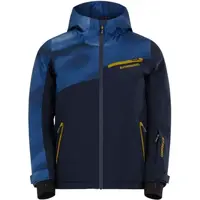 FUNDANGO NOVA Chlapčenská lyžiarska/snowboardová bunda, tmavo modrá, veľkosť