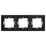 Rámček 3-násobný Pola, čierna