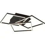 Stropné LED svietidlo Mobile 28 W, 3 200 lm s reguláciou jasu čierne matné