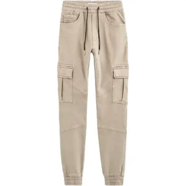 CELIO VOKIT Pánské kalhoty, béžová, velikost