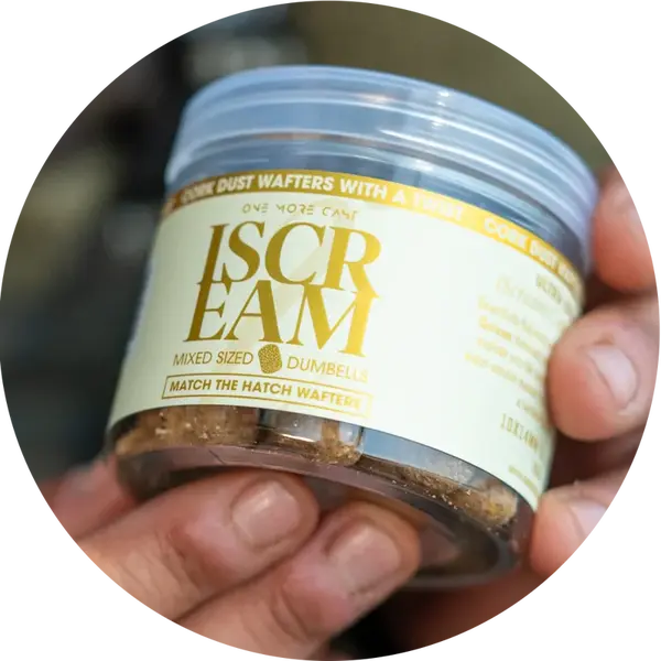 One more cast wafters boosted match the hatch cork dust wafter iscream 100 g 10x14mm & 14x18mm