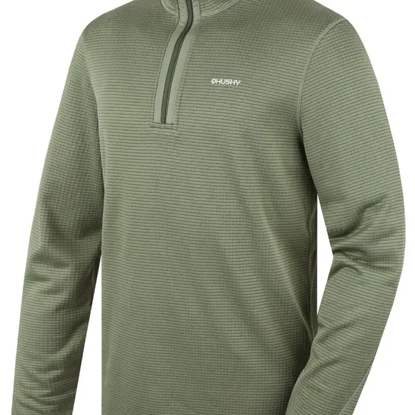 Husky Artic M XXL, khaki Pánská mikina s rolákem