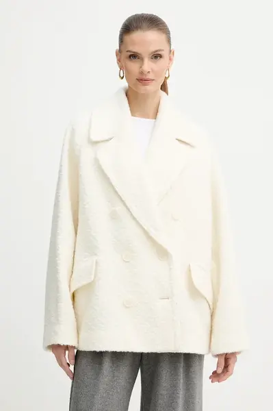 Kabát s prímesou vlny BOSS Orange C_Cabani