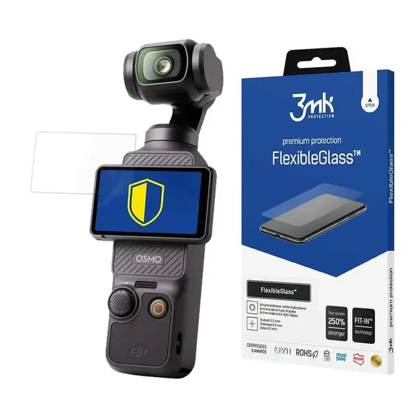Tvrzené sklo 3mk FlexibleGlass pro Dji Osmo Pocket 3