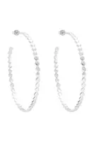 Postříbřené náušnice Lilou Snake