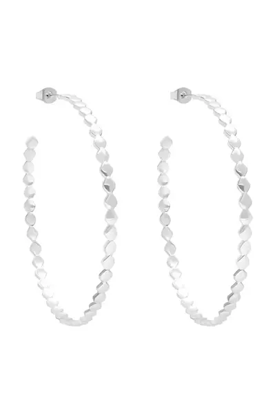 Postříbřené náušnice Lilou Snake