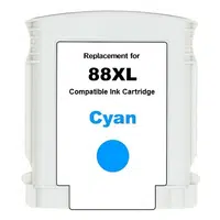 Kompatibilní cartridge s HP 88XL C9391A azurová (cyan)