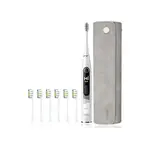 OCLEAN Sada sonický kartáček X10 šedý 6x hlavice a pouzdro, Určeno pro: Muže