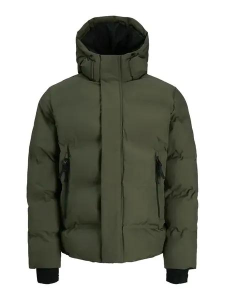 JACK & JONES Zimná bunda 'JCOFusion'  tmavozelená