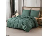 Flanelové obliečky z mikrovlákna ZEFELLE tmavo zelené Rozmer obliečky: 2 ks 70 x 90 cm | 200 x 220 cm