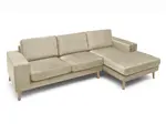 Krémová rohová sedacia súprava MOON Varianta: Pravý roh