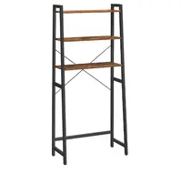 Regál nad toaletu TAYLOR hnědý, 3 police