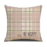 Povlak na polštář BE HAPPY 45x45 cm, růžový