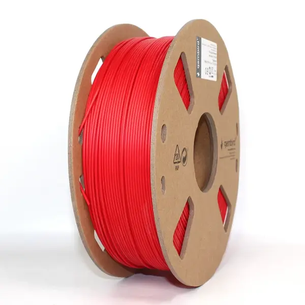 Gembird 3DP-PLA+1.75-02-R, 3D filament, PLA Plus, 1,75mm, 1000g, Červený (Red)