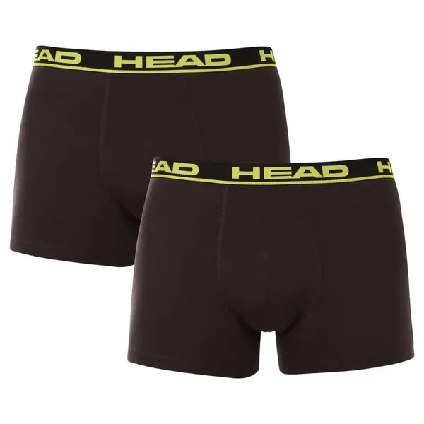 HEAD 2PACK pánské boxerky šedé (701202741 009) M