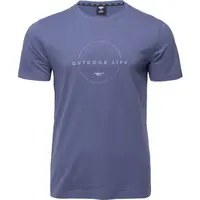 Hi-Tec HOGAN Pánské bavlněné triko, modrá, velikost