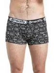 Pánské boxerky meatfly balboa double černá/šedá s