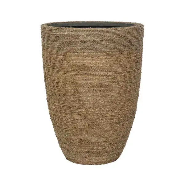 Květináč Ben, barva přírodní slaměná, více velikostí - PotteryPots Velikost: M - v. 41 cm, ⌀ 30 cm