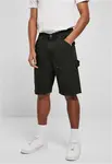 Double Knee Carpenter Shorts černé
