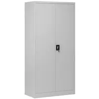 Kancelárska skriňa Dawid kovová šedý