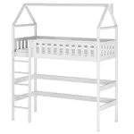 Posteľ Domček Otylia 90x200 biela