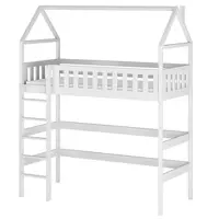 Posteľ Domček Otylia 90x200 biela