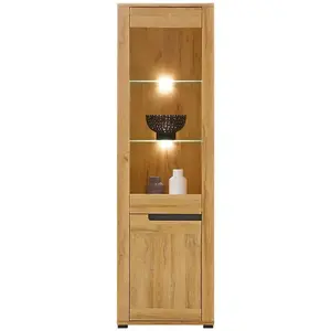 Vitrína York Y-5 Dub/Grafit