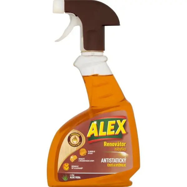 Renovátor nábytku Alex antistatický s vůní aloe vera 375 ml