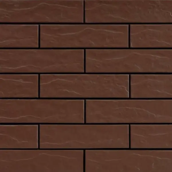 Vonkajší obklad  Rustik hnedý 24,5/6,5