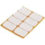 Podložky plstené biele 22x36 mm