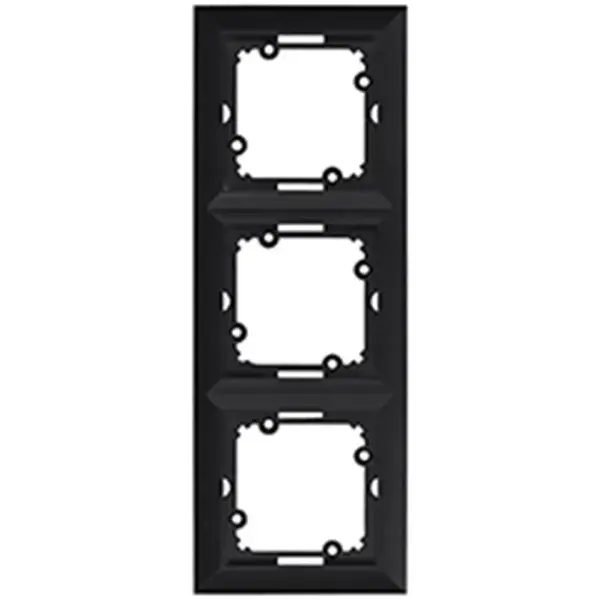 Trojitý rám MEDIUM black 33512