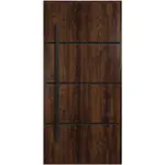 Dvere vchodové Fobos 90P ořech