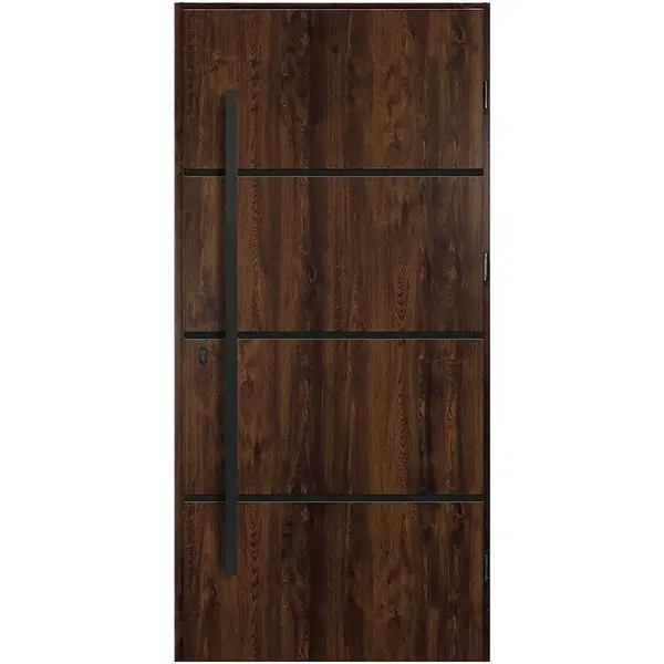 Dvere vchodové Fobos 90P ořech