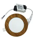 Svietidlo BC TR-145C 6W LED 4200K circle drevo
