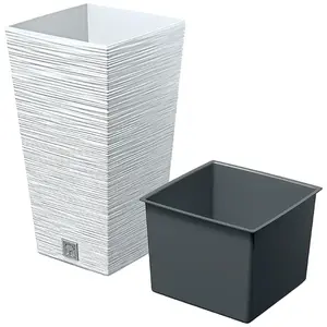 Květináč Furu Square - bílý DFSH350-S449