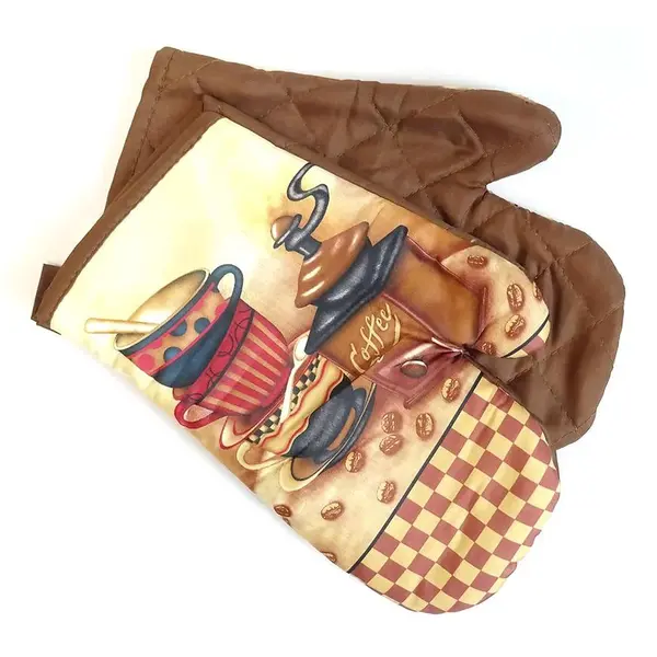 Kuchynské rukavice coffe sada 2 ks, magnet/0648 68052