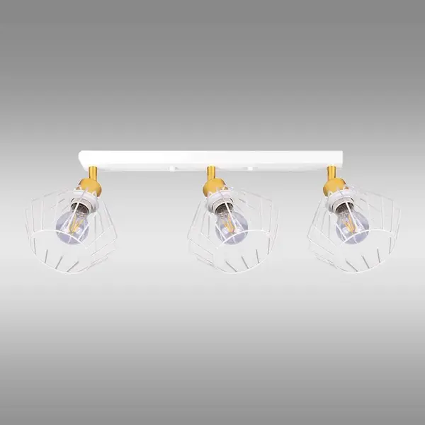 Svítidlo DEBE 66129 10W E27 WHITE/GOLD LW3