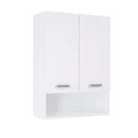 Závesná kúpeľňová skrinka nad práčkou Uno 70 2D white