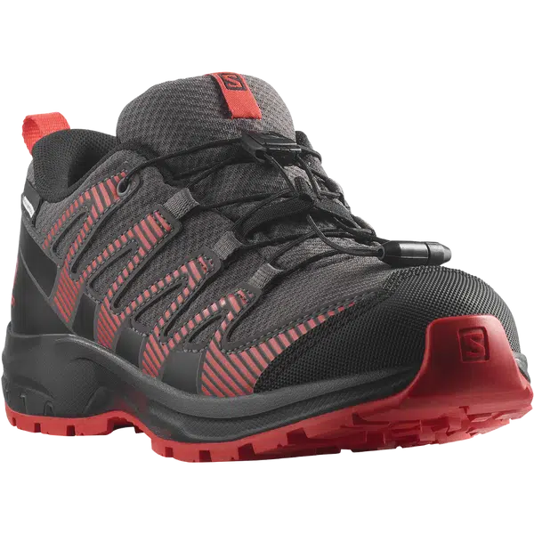Salomon Xa Pro V8 cswp EU 31, Magnet/Black/Poppy Red Dětské boty