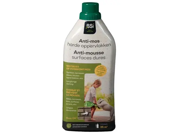 BSI Přírodní odstraňovač mechu MOSS OFF 1 l, na tvrdé povrchy