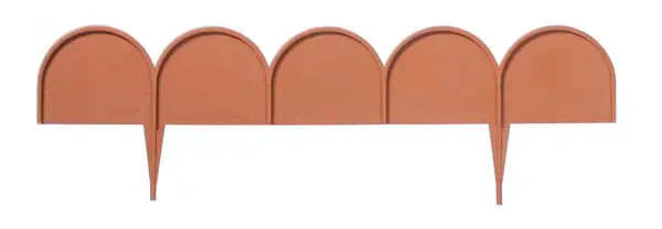 Travní lem GARDEN LINE terakota 10 m PRIKRA-R624