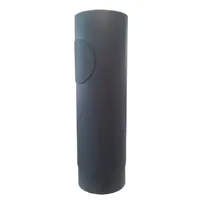 Roura kouřová s čis. otvorem 160 mm/50 cm, silnostěnné 1,5 mm, černá MA654507