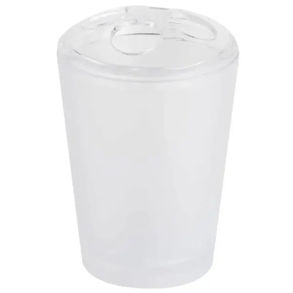 Kelímek na kartáčky Frost bílý 06340