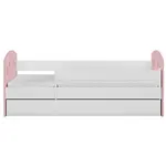 Dětská postel Julia +M Mix pudrově růžová 80x160