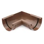 Plastový roh PVC žlabu Covernit 125 mm vnitřní hnědá