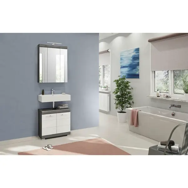 MID.YOU KOUPELNA vysoce lesklá bílá